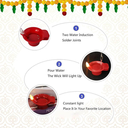 LED Light Water Sensor Diyas Plastic with, Ambient Lights