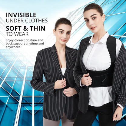 Premium Posture Corrector Belt | Adjustable Back Support for Men & Women | Spine Alignment & Pain Relief Brace