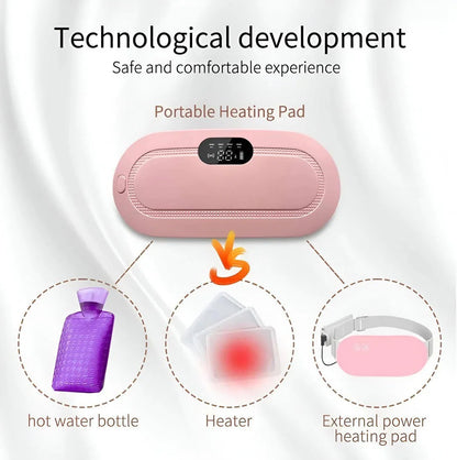 Smart Period Pain Relief Massager & Heating Pad – Comfort You Deserve